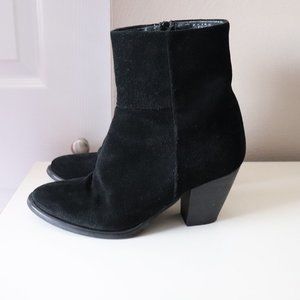 Garnet Hill Suede Booties - 6